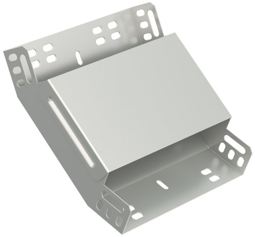 Угол для лотка вертикальный внутренний с крышкой IEK ESCA 45град. 500х100 фото Угол для лотка вертикальный внутренний с крышкой IEK ESCA 45град. 500х100 картинка